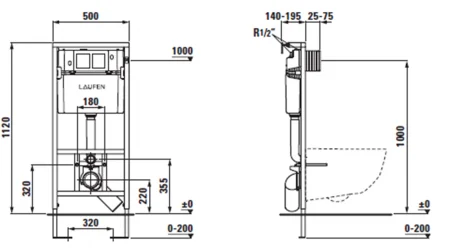 Унитаз подвесной Laufen Palomba 8.2080.1 - фото 2