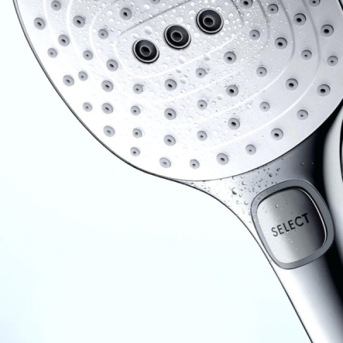 Лейка для душа Hansgrohe Raindance Select E белая/хром, хром index_1 - фото 8