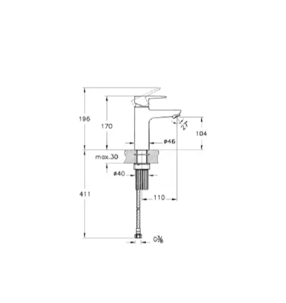 Смеситель для раковины VitrA Nest Trendy A42301EXP - фото 4