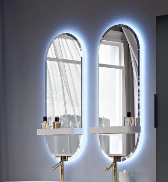 Зеркало с подсветкой Cezares 45 см овальное, современные, hi-tech - фото 3