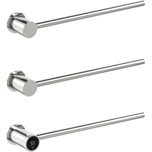 Полотенцесушитель электрический Boheme Stick 45x5 см базовый элемент, хром - фото 3
