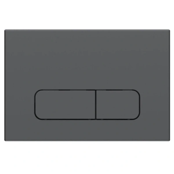 Клавиша смыва Vincea вороненая сталь - фото 1