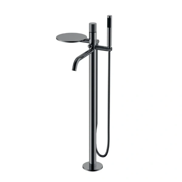 Смеситель для ванны Boheme Stick никель брашированный - фото 3