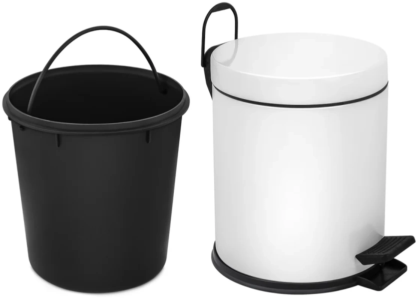 Мусорное ведро Berges белый, белые - фото 3