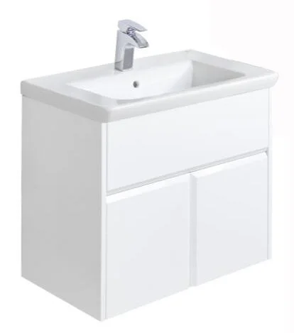 Тумба под раковину подвесная Roca UP 70 см белый глянец