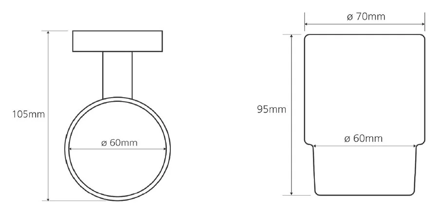 Стакан для ванной Bemeta Omega хром - фото 2