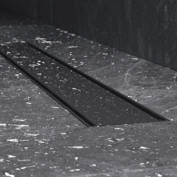 Душевой лоток Am.Pm PrimeFlow 60 см черный матовый, с сухим затвором, с мокрым затвором - фото 6