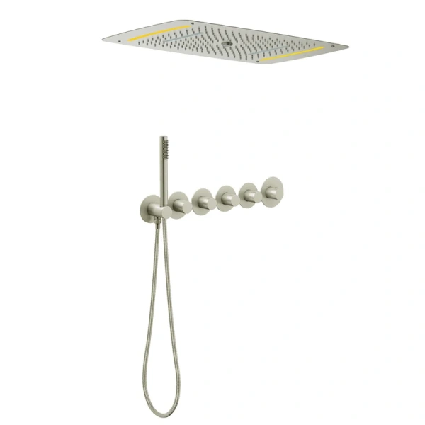 Душевой комплект Timo Saona никель - фото 1