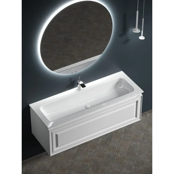 Тумба под раковину подвесная Sancos Very 120 см bianco, 120 см - фото 6