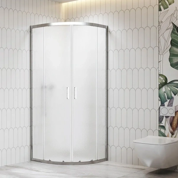 Душевой уголок RGW Classic CL-56 80x80 см профиль хром, стекло Cora - фото 1