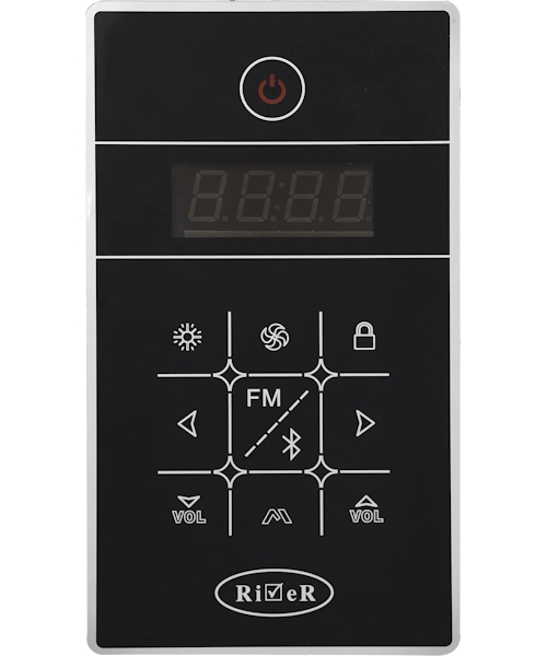 Душевой бокс River Temza 150x150 см с поддоном стекло тонированное - фото 3