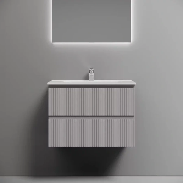 Тумба под раковину подвесная Sancos Snob T 70 см Doha Soft, подвесная, пристенная - фото 4