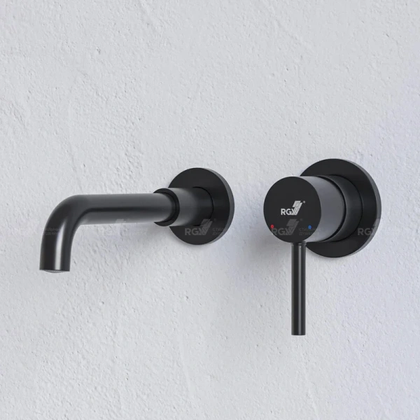 Смеситель для раковины RGW Shower Panels SP-47B черный - фото 1