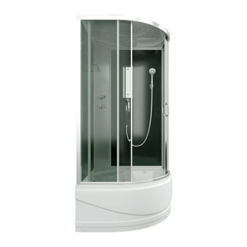 Душевая кабина Erlit Comfort 80x80 см тонированное, с раздвижными дверьми - фото 6
