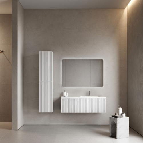 Тумба под раковину подвесная Sancos Snob R 1.0 120 см правая bianco, по запросу - фото 2