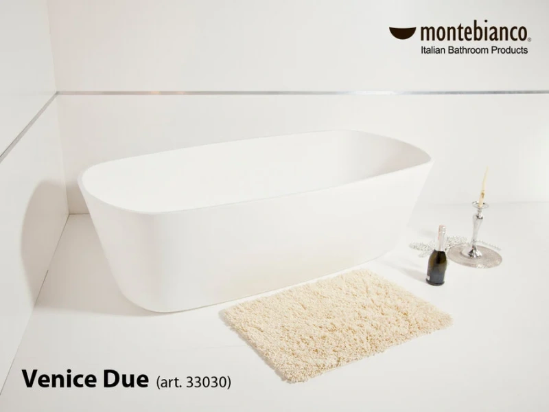 Ванна из литьевого мрамора Montebianco Venice Due 33030 186 х 90 см, без гидромассажа - фото 5