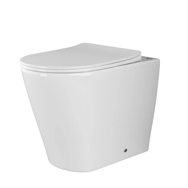 Унитаз напольный Ceramica Nova Highlight с микролифтом, безободковый - фото 1