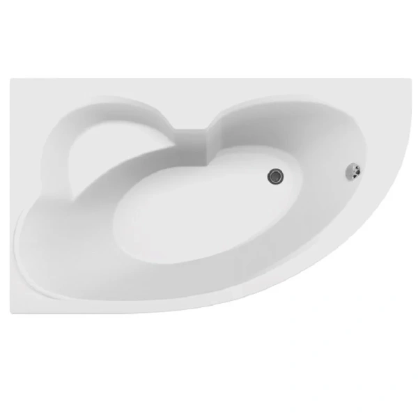 Ванна акриловая Viant Милан 170 х 100 см, белая, левая/правая, VVAMIL170100-L/R - фото 1