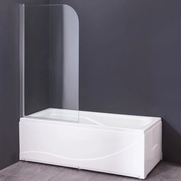 Шторка для ванны Grossman 80х140 см распашная - фото 3