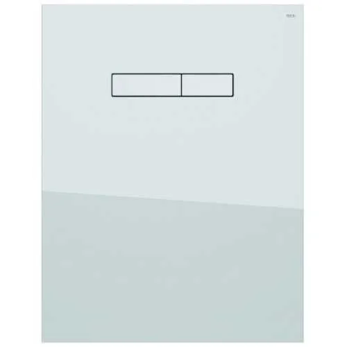 Верхняя стеклянная панель с механическим блоком управления, цвет белый, цвет клавиш белый, Tece TECElux 9650000 - фото 2