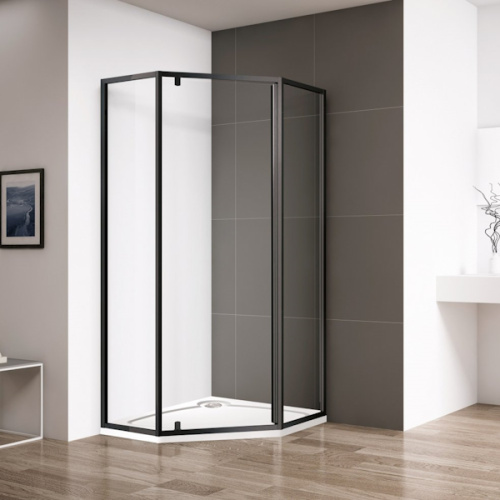 Душевой уголок Cezares Eco 90x90 см стекло прозрачное профиль хром - фото 4