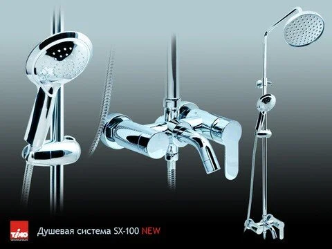 Душевая стойка Timo Polo хром SX-1100 chrome - фото 2