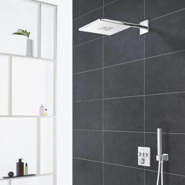 Смеситель для душа Grohe Grohtherm SmartControl термостатический белый, современные, hi-tech - фото 3