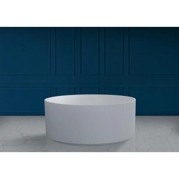 Ванна из искусственного камня Abber Stein 150x150 см белая матовая - фото 1