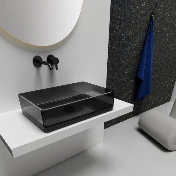 Раковина Abber Kristall AT2803 60 см прямоугольная - фото 3