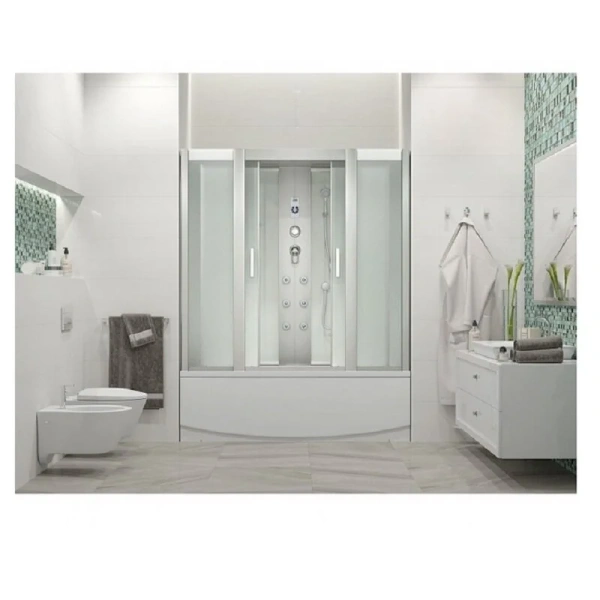 Душевая кабина Erlit Comfort 148x80 см стеклo матовое, 150х80 - фото 4