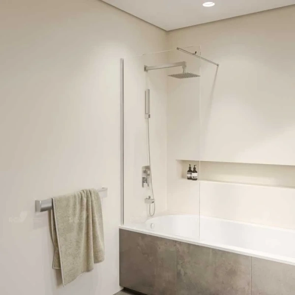 Шторка для ванны RGW Screens SC-050 80x150 см профиль хром, стекло прозрачное, хромированный профиль - фото 5