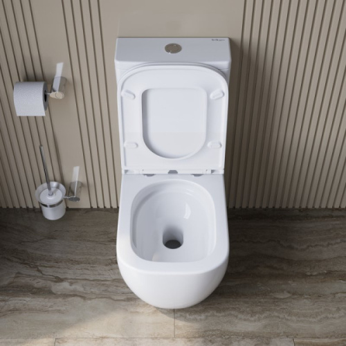 Унитаз компакт BelBagno Luce BB2197CP-TOR/SC безободковый - фото 4