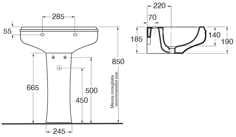 Раковина Azzurra Charme, по запросу index_1 - фото 6