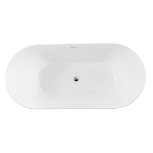 Ванна акриловая BelBagno 170x80 см белая матовая, овальные - фото 5