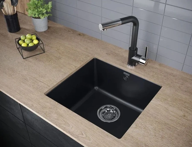 Мойка для кухни Paulmark Gera 45 см антрацит - фото 3