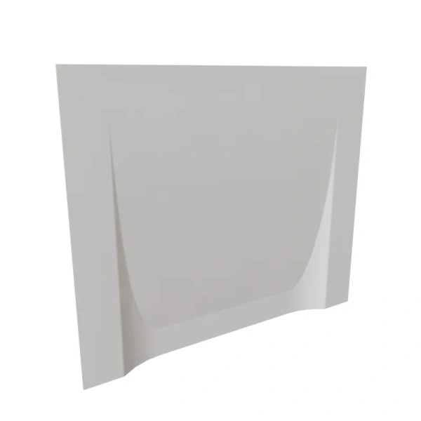 Акриловая ванна Радомир Николь 2-89-2-0-1-239Р, 150 x 70 см, фронтальный экран, каркас разборный, сифон, слив-перелив автомат в комплекте, белая, без гидромассажа - фото 6