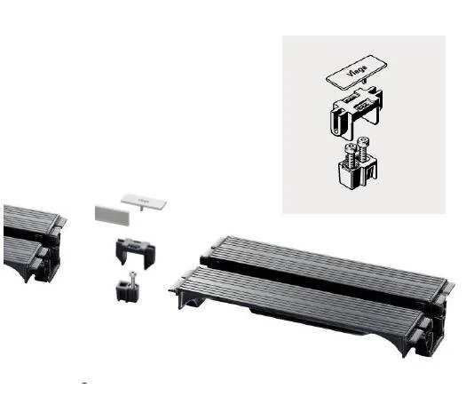 Набор комплектующих для душевого лотка Viega Advantix Vario 711801 - фото 1