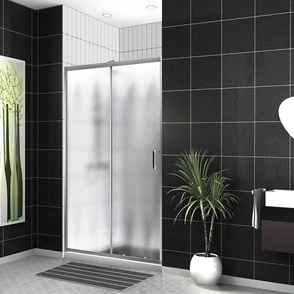 Душевая дверь в нишу BelBagno Uno-195 110 см стекло шиншилла, в наличии - фото 8