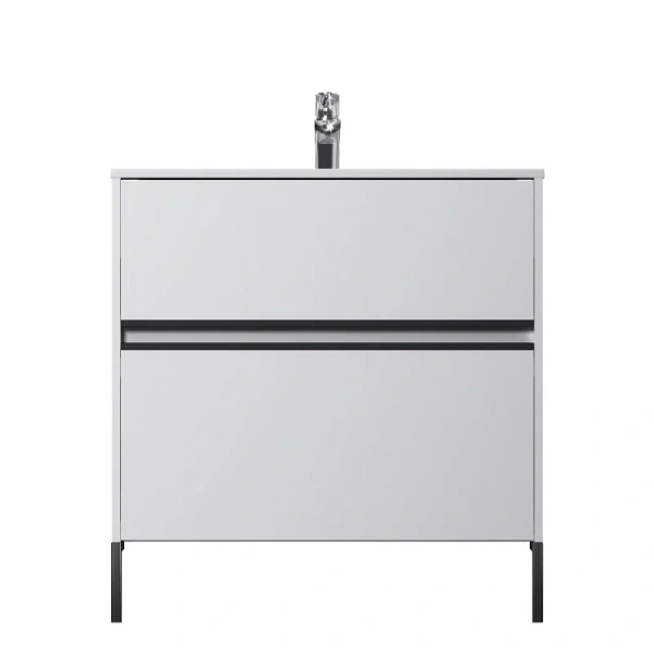 Тумба под раковину подвесная Am.Pm Sense 80 см белый глянец - фото 3