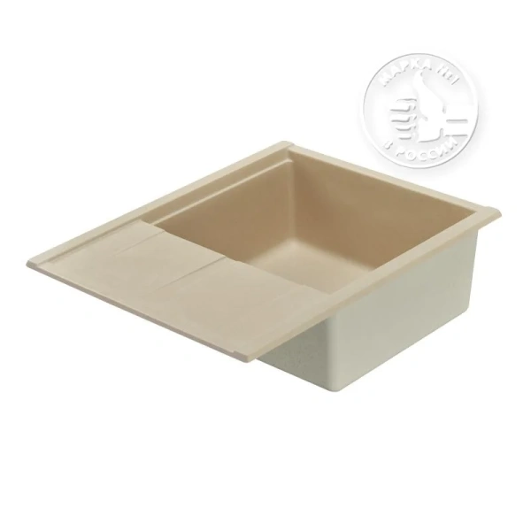 Мойка для кухни Акватон Делия 65 см шампань, врезные - фото 2