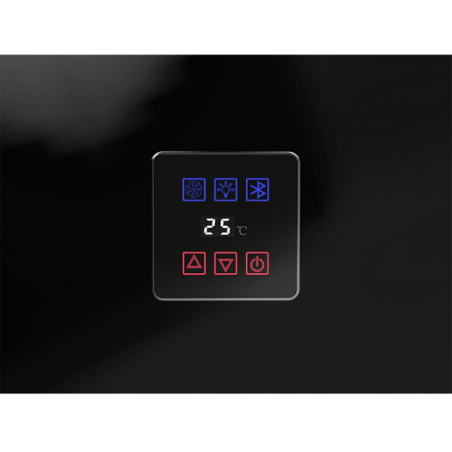 Душевая кабина Black&White Galaxy G8800 110x80 см стекло прозрачное, пристенные, без гидромассажа, c тропическим душем, с вентиляцией, с крышей, с радио - фото 5