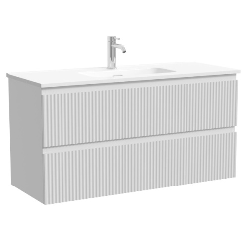 Тумба под раковину подвесная Sancos Snob R 100 см bianco