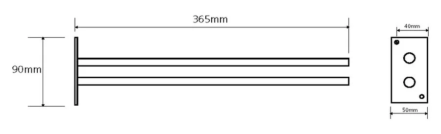 Полотенцедержатель Bemeta Omega хром - фото 2
