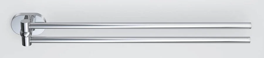 Полотенцедержатель Am.Pm Sense 38 см двойной, хром, в наличии - фото 6