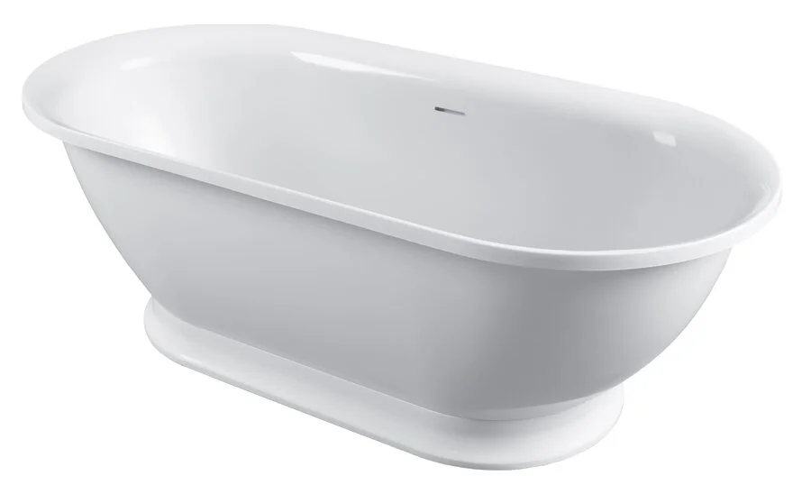 Ванна из искусственного камня Belux Анжело Ан-1650, 4810924266507, 165 x 80 см, белый - фото 1