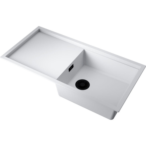 Мойка для кухни Omoikiri Sintesi 100-WH 100 см белая, врезные - фото 2