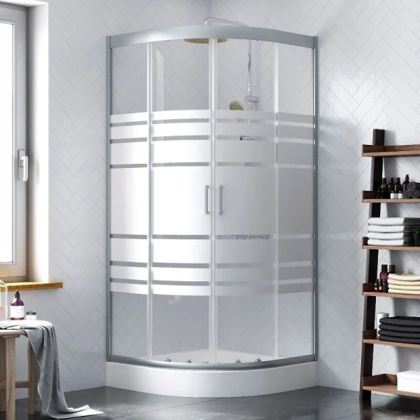 Душевой уголок Am.Pm Tender 90x90 см профиль хром, стекло прозрачное, хром - фото 4