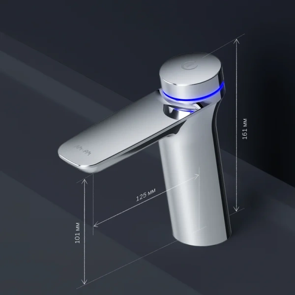 Смеситель для раковины Am.Pm Inspire 2.0 TouchReel электронный с донным клапаном, по запросу - фото 9