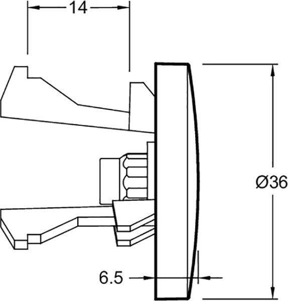 Заглушка для слива-перелива Jacob Delafon матовая черная, в наличии - фото 2