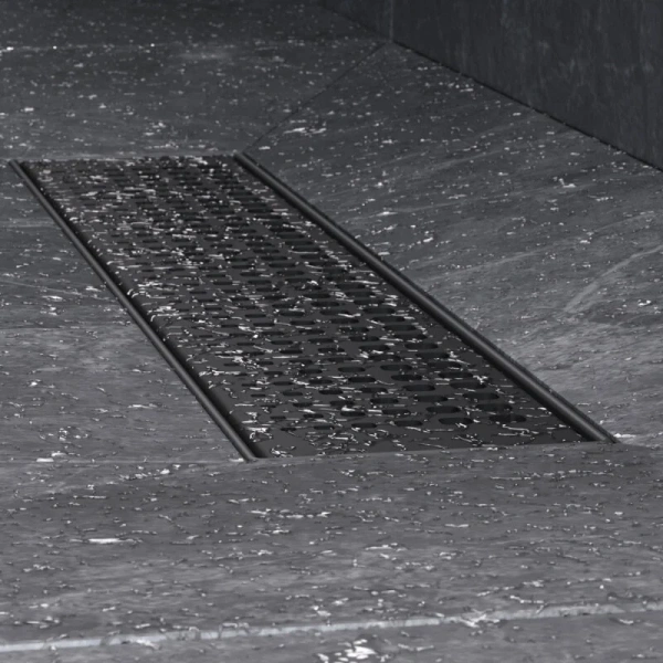 Душевой лоток Am.Pm MasterFlow 40 см черный матовый, с сухим затвором, с мокрым затвором - фото 6